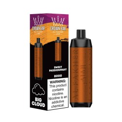 Crown Bar 8000 Puffs Sweet Passion Fruit